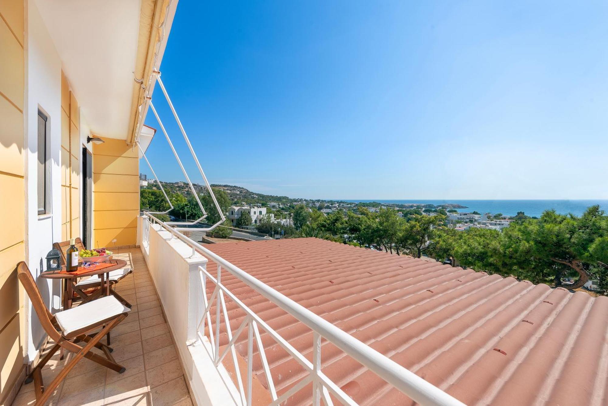 Blue Vision Luxury House Villa Pefki Exterior foto